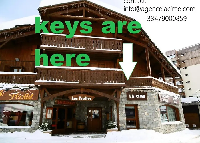 公寓 3 Vallees - Location: Pour 4 Personnes Avec Tres Belle Vue Mae-9076 *